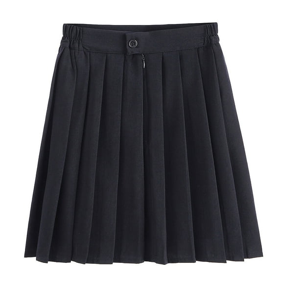 Yageerya 1PC Japanese Style Uniform Graduate School Uniforms Tight Waist Short Skirt Cool Bust Skirt for Middle School Student (Navy Blue Size XL)