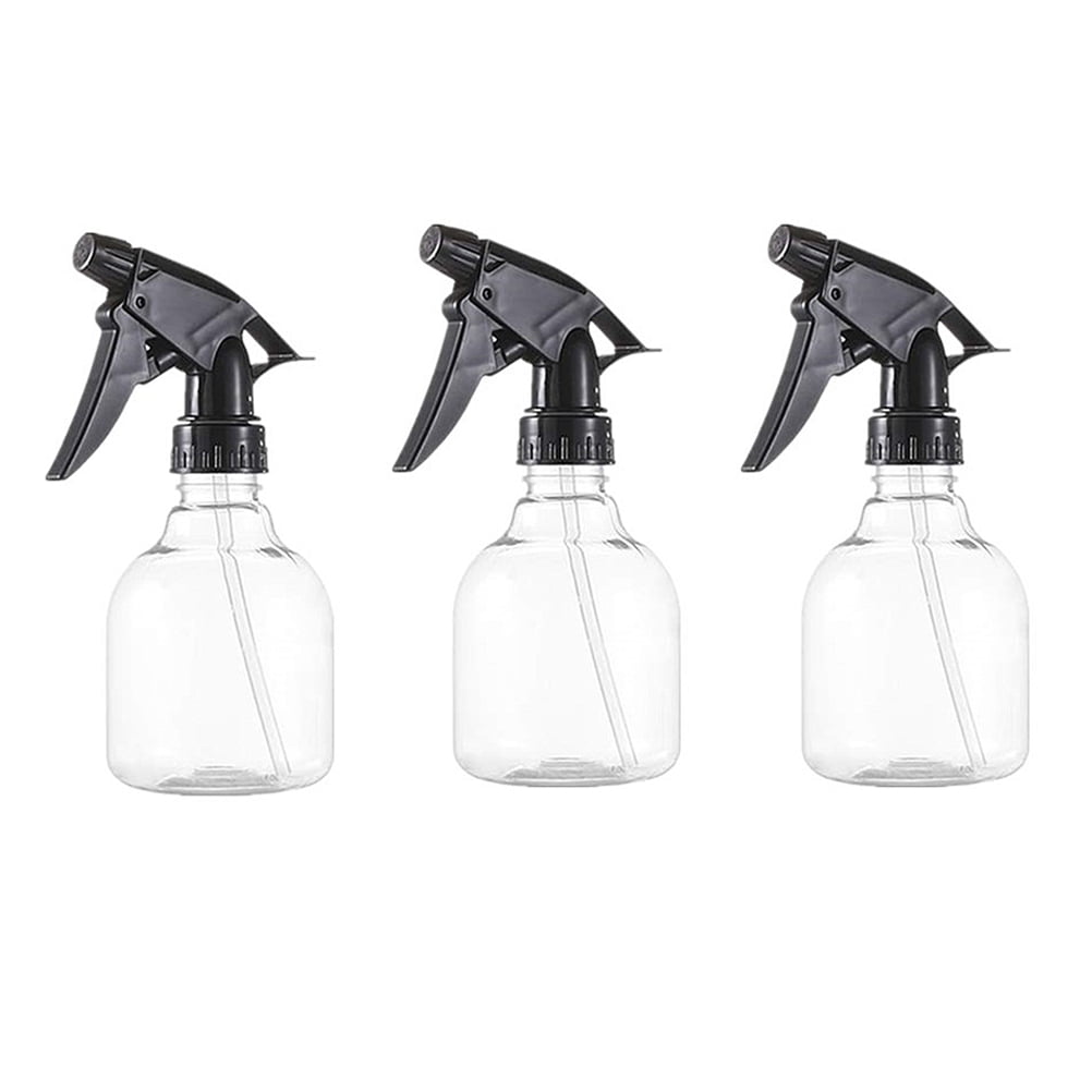 Yageerya 3pcs 250ml Empty Spray Bottles Refillable Kettles Watering Washing Tools for Hair Salon