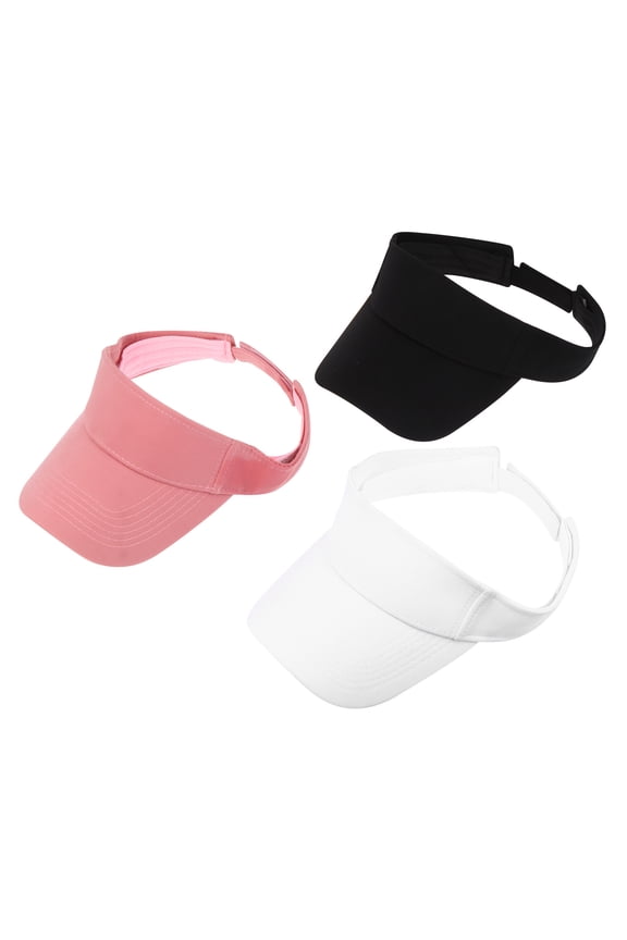 3pcs Sports Visors Sun Hats Summer Spring Men Women Sports Hats Outdoor Hats