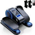 thumbnail image 1 of Yagud Under Desk Elliptical Machine, Electric Ellipse Leg Exerciser for Senior, 12 Adjustable Speeds Quiet and Portable Seated Pedal Exerciser for Training with Remote Control, Blue, 1 of 7