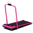 thumbnail image 1 of Yagud Walking Pad Treadmill with Handle Bar & 5% Incline, Foldable Portable Treadmill for Running, Small Under Desk Treadmill for Home, Pink Walking Pad, 1 of 9