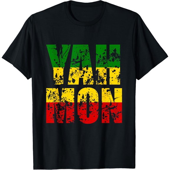 Yah Mon Jamaica Funny Rasta Reggae Music Jamaican Vacation T-Shirt