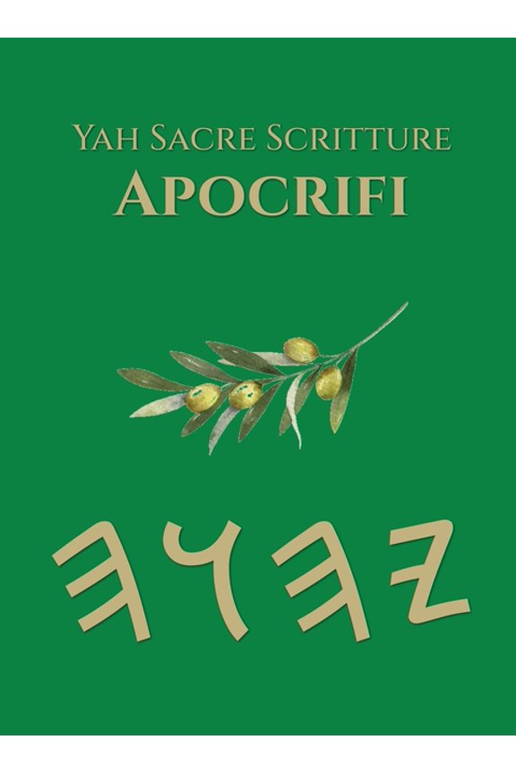 Yah Sacre Scritture Apocrifi, (Hardcover)