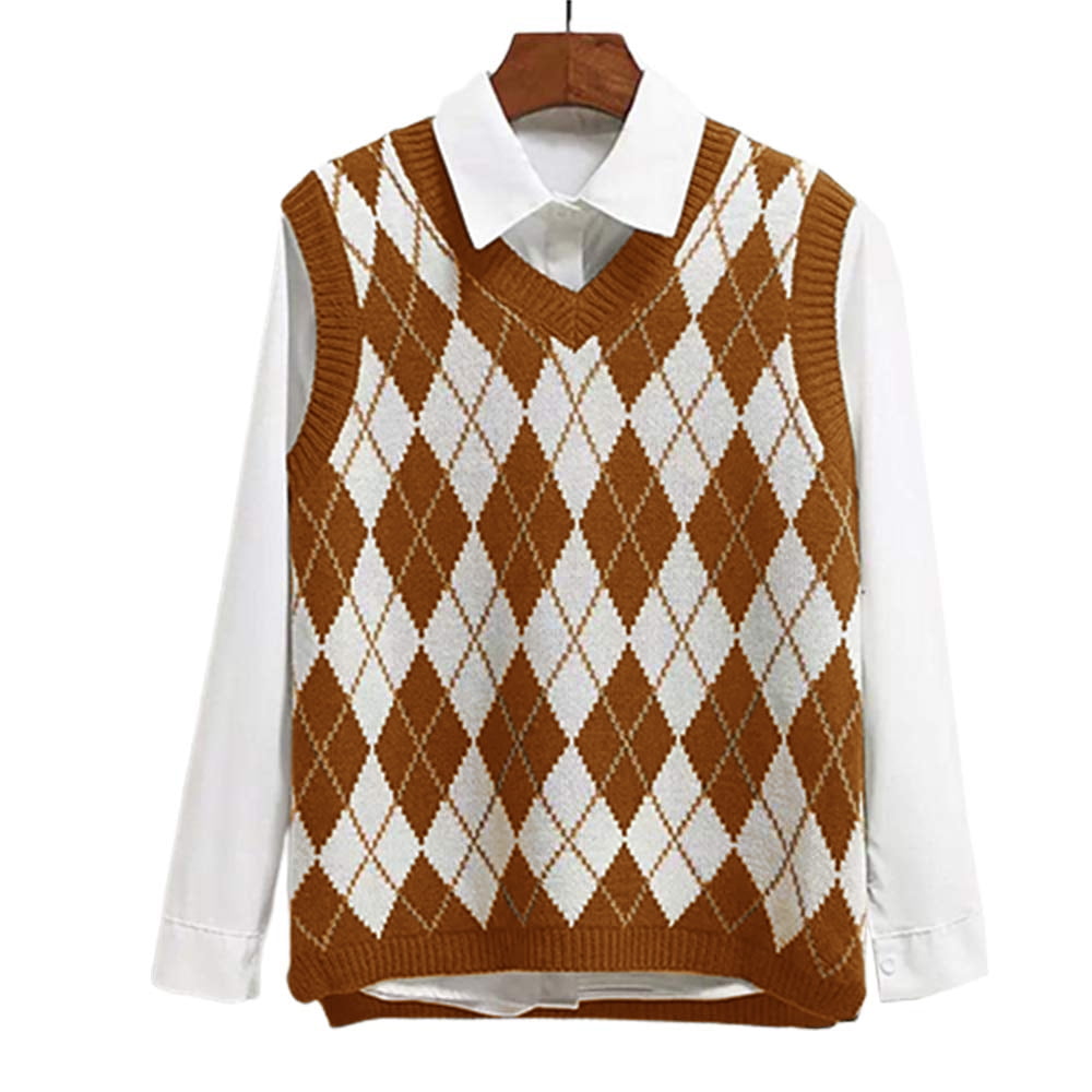 Argyle vest womens online