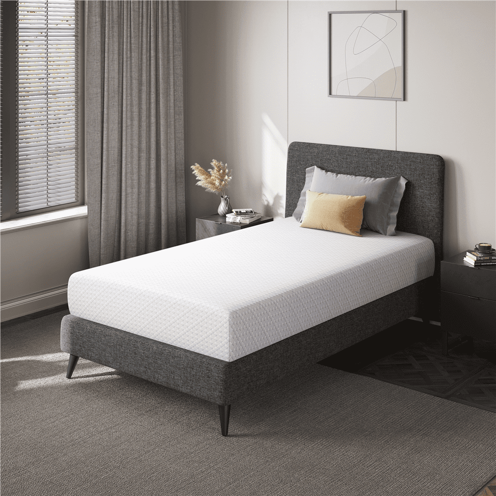 Yaheetech 10" Twin Size Memory Foam Mattress with Green Tea Scent