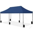 thumbnail image 1 of Yaheetech 10x20 Ft Instant Outdoor Canopy with Adjustable Height and Wheeled Carry Bag, Navy Blue, 1 of 7