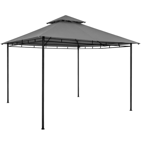 Yaheetech 11×11 ft Outdoor Patio Gazebo tent, Dark Gray