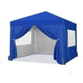 thumbnail image 1 of Yaheetech 12x12 Ft Pop Up Adjustable Canopy Tent with 4 Sidewalls and Roller Bag, Blue, 1 of 7
