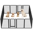 thumbnail image 1 of Yaheetech 40" Tall 16-Panel Foldable Metal Dog Playpen with Door, for Outdoor Indoor, Black, 1 of 5