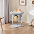 thumbnail image 1 of Yaheetech 23.5″ H Spacious Cat Tree with Large Top Perch, Condo & Scratching Posts, Light Gray, 1 of 7