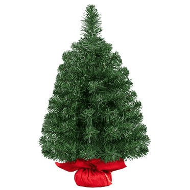 Yaheetech 2ft Mini Artificial Christmas Tree with Cement Base, Green