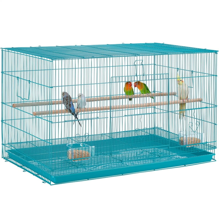 Yaheetech inch Rectangle Breeding Flight Parakeet Bird Cage