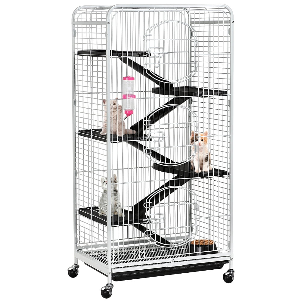 Yaheetech 52" 6 Level Indoor Ferret and Small Animal Cage, White