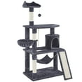 thumbnail image 1 of Yaheetech 63''H Cat Tree Cat Tree Condo with Scratching Post, Dark Gray, 1 of 7