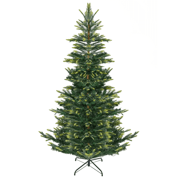 Yaheetech 6ft Pre-Lit Artificial Christmas Tree with 400 Warm Lights ...