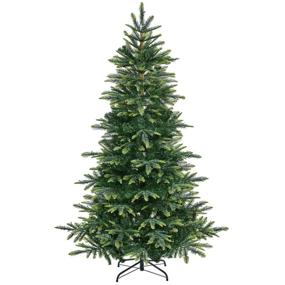 Yaheetech 6ft Pre-lit Artificial Christmas Tree with 400 LED Lights, Green