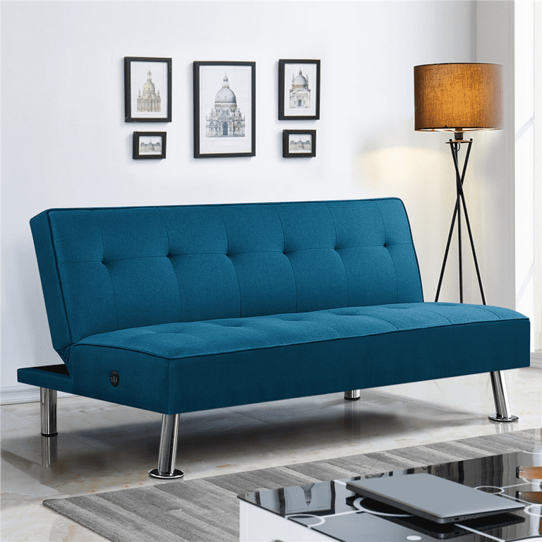 Yaheetech Convertible Futon Sofa Bed W