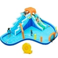 thumbnail image 1 of Yaheetech Double Lane Inflatable Water Slide for Kids, Blue, 1 of 8