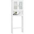 thumbnail image 1 of Yaheetech Free-Standing over-the-Toilet Storage Cabinet Shelf for Bathroom, White, 1 of 8