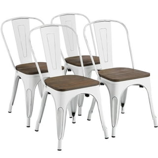 Walmart white metal sale chairs