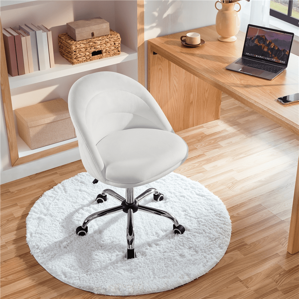 White cushion desk chair new arrivals