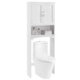thumbnail image 1 of Yaheetech Over-the-Toilet Bathroom Cabinet with Adjustable Shelf,White, 1 of 10
