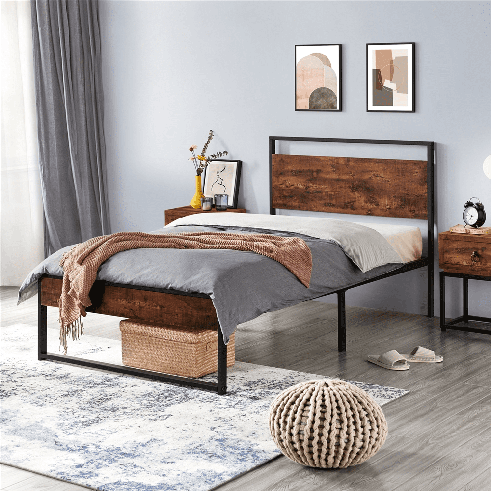 Mahogany platform bed frame outlet
