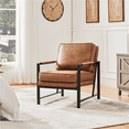 Osp Home Furnishings Gt Faux Leather Accent Chair With Padded