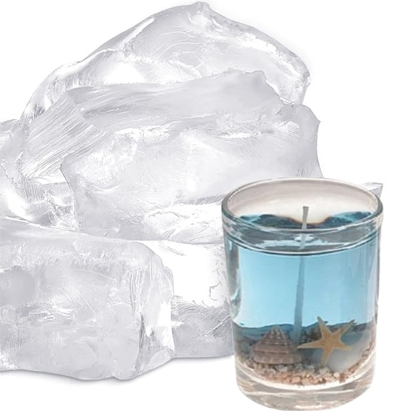 Artrylin 400g/0.88lb Transparent Jelly Wax Melts Crystal Gel Candle DIY Candle Making for DIY Candle Making Supplies
