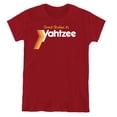 thumbnail image 1 of Yahtzee Great Shakes S/S Women's T-Shirt Cardinal, 1 of 1