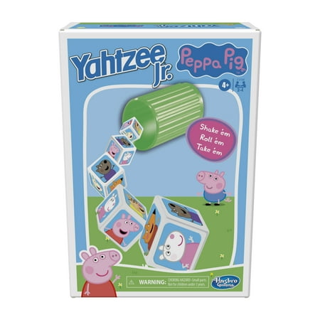 Yahtzee Jr.: Peppa Pig Edition Board Game, Counting and Matching Game for Kids Ages 4 and Up