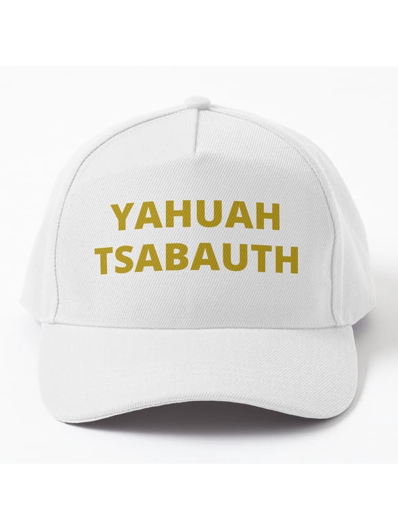 Yahuah Tsabauth Baseball Hat, Faith Statement Graphic Design, Classic Cap
