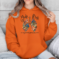thumbnail image 1 of Yahweh Breath Speaks Name Floral Lungs Christian Inspirational Hoodie Shirt, up to size 5XL, 1 of 2