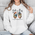 thumbnail image 1 of Yahweh Breath Speaks Name Floral Lungs Christian Inspirational Hoodie Shirt, up to size 5XL, 1 of 2