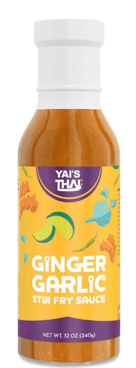 Yai's Thai Thai Sauce - Ginger Garlic Stir Fry, 12 oz