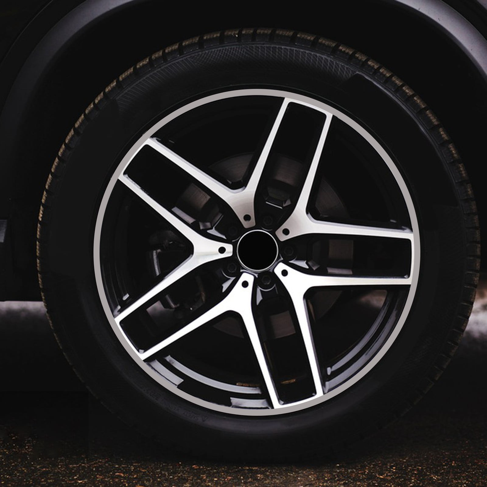 Yaiewey Rim protector for car wheels,Car Wheel Hub Rim Trim Tire Ring ...