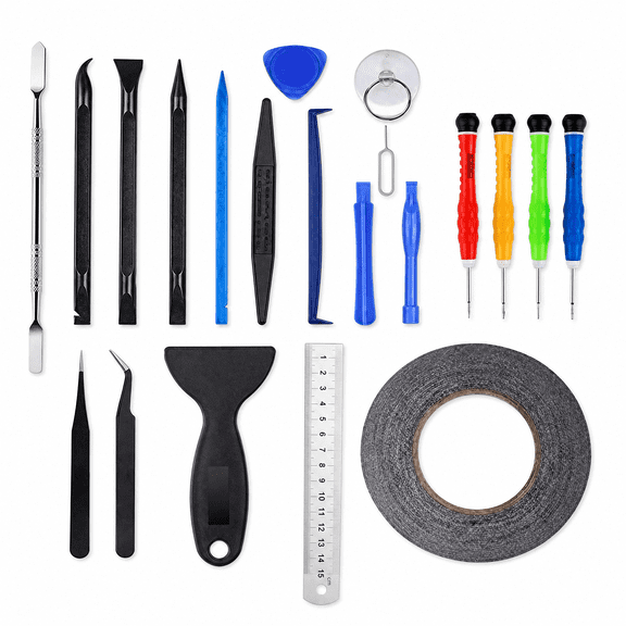 Yaioqiuco 20-in-1 Laptop Opening Tool Kit, Electronics Repair Precision Screwdriver Set for MacBook, iPhone, and PC, Professional Pry Tools for Smartphone, Tablet, and Computer Disassembly