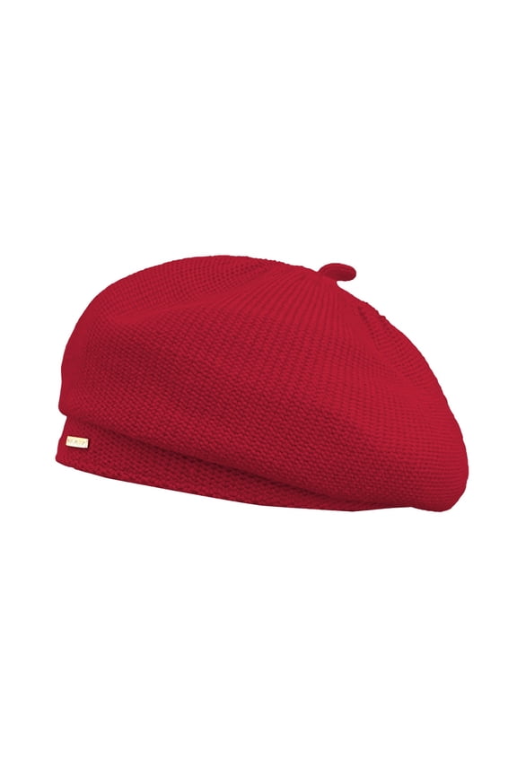 Beret Hats for Women Red M New Casual Versatile Solid Colour Wool Knitted Beret Outdoor Warm Cap Simple Painter Hat Female