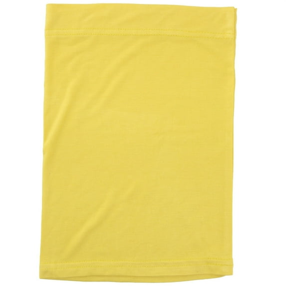 Yajing Hairbands for Women's Hair Yellow One Size Women's Soft Solid Color Short Muslim Solid Cotton Hijab Cap Head Cover Under Scarf Shawl Turban Hat