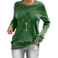 thumbnail image 1 of Yajing Oversized Sweatshirt for Women L White Women'S Fashion Casual Floral Print Round Neck Long Sleeve Top Sweatshirt, 1 of 4
