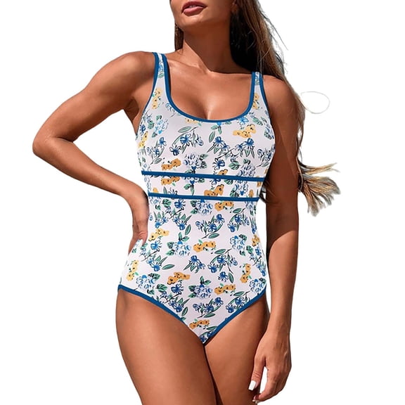 Yajing Trendy Swimsuit for Women Deep V Neck Patchwork Monokini Comfy Breathable Bathing Suits Yellow L Tummy Control Swimsuits for Women