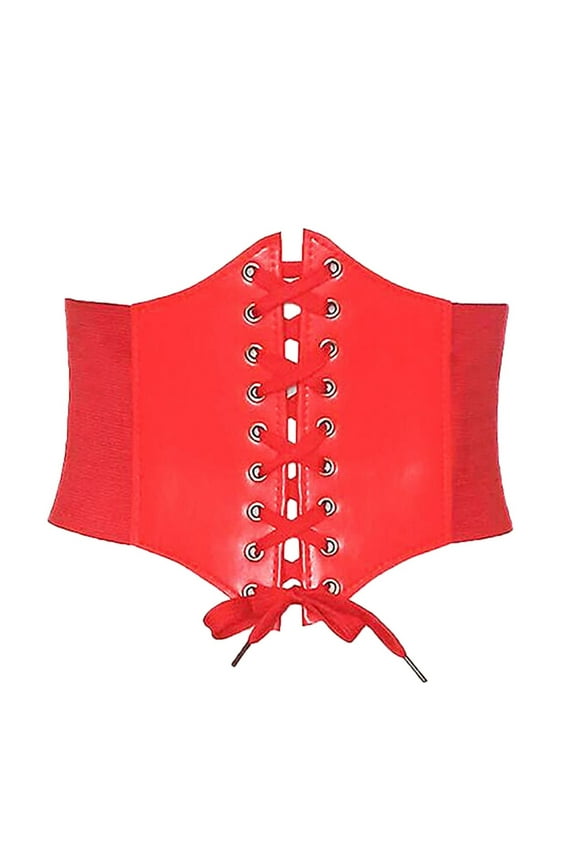 Womens Belts Xl Red Corset Tops for Women Vintage Court Bustier Adjustable Corset Waist Belt Boned Overbust Corsets