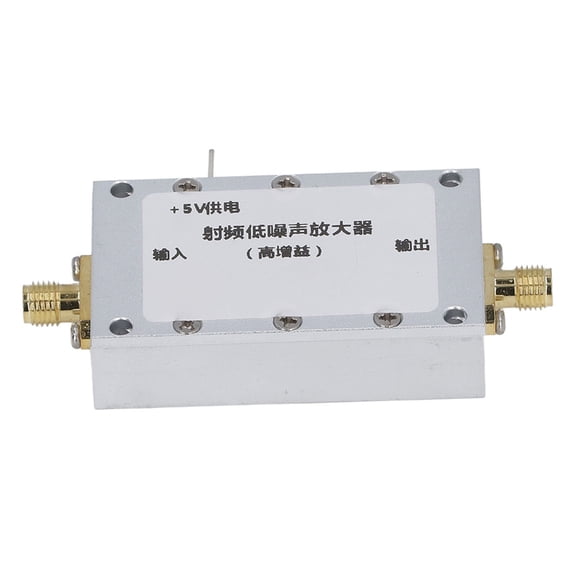 Yajisi 0.01-4G RF Low Noise Amplifier Module High Gain LNA Radio Frequency Amplifier for UHF VHF GPS Spectrum Analyzers (2.1 x 1.2 x 0.6 inches / 5.3 x 3.1 x 1.4 cm)
