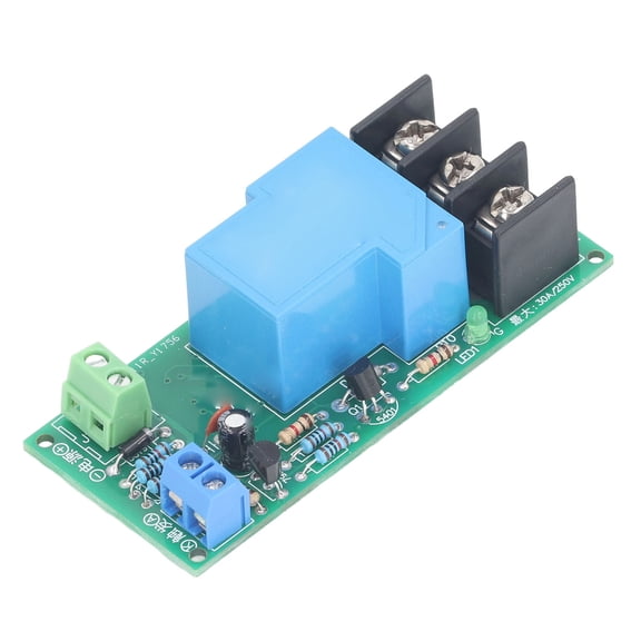 Yajisi 0 to 60 Minutes Delay Timer Relay PCB Optocoupler Isolation Multifunctional Switching Module DC 12V 30A