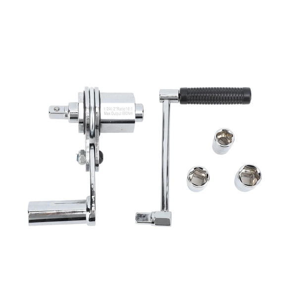 Yajisi 1:16 Torque Multiplier Wrench Set 1/2" Drive, HighCarbon Steel, HighTorque Capacity, Lug Nut & Tire Repair Tool