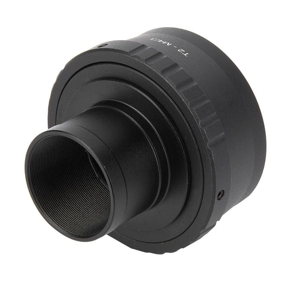 Yajisi 1.25" Telescope Mount Adapter Ring for Olympus M4/3 Aluminum Alloy, Black, DualRing Design, Lightweight & Portable