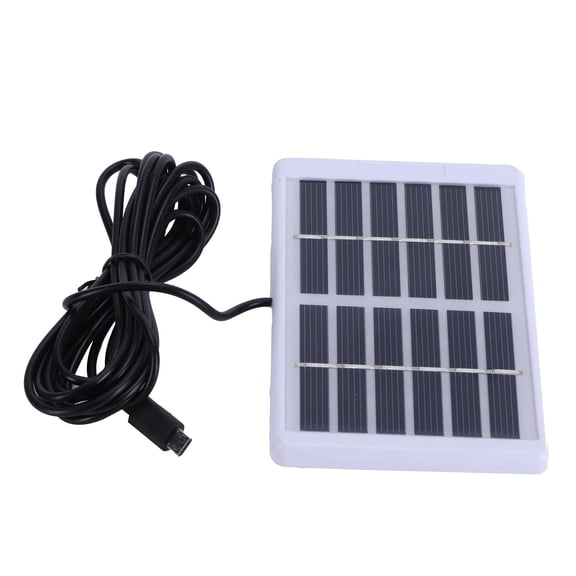 Yajisi 1.2W 6V Polycrystalline Solar Panel with MicroUSB, 4.76.3 Compact Charging Board Ideal for DIY Projects & Small Home Power