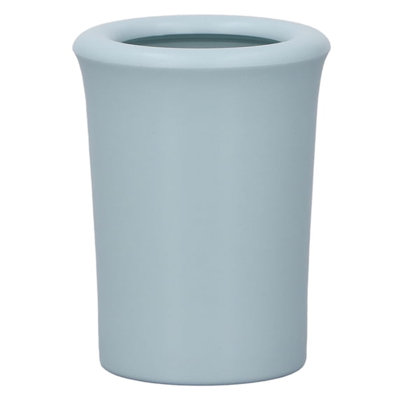 Yajisi 1:6 Scale Dollhouse Trash Can Model Miniature Simple Style Decorative PVC Small Garbage Can Blue Green Furniture Accessory (1.6 inches / 4.1 cm)