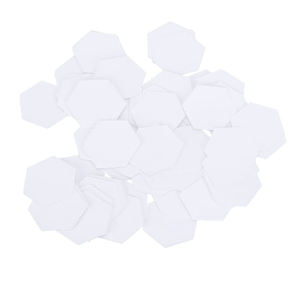 Yajisi 100 Pieces Hexagon Patchwork Sewing Quilting Template Paper Model Board Craft Tool, Perfect for DIY Quilts and Home Decor Projects, Size 16mm / 0.6 inches