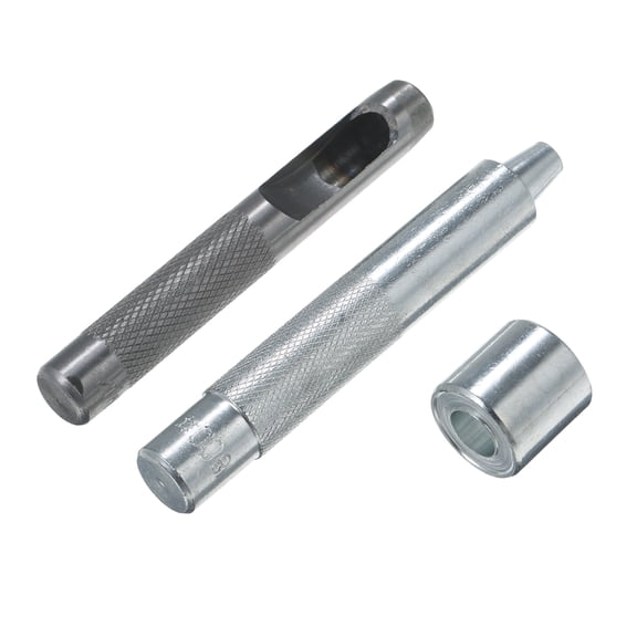 Yajisi 100 Sets 10mm 3/8-Inch Grommet Kit, Silver Sewing Eyelet Set with Installation Tools, Hole Puncher, and Storage Box for Leather, Fabric, Clothes, Bags, and Tents